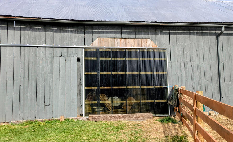 Barn Door Opening - After