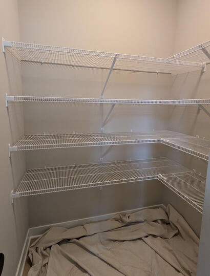 Pantry Shelves - Before
