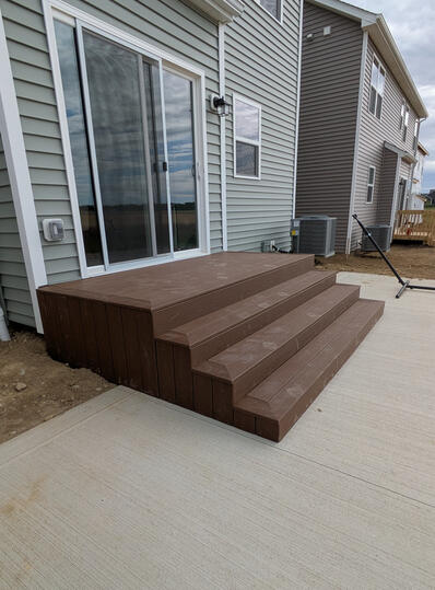 Trex Saddle Deck Landing